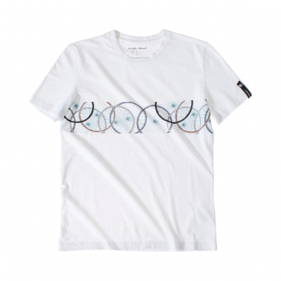 En selle marcel T-Shirt 'Roues' Blanc